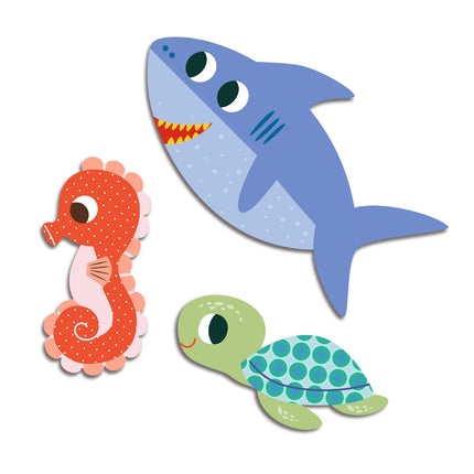 Djeco Big Stickers dieren van de zee