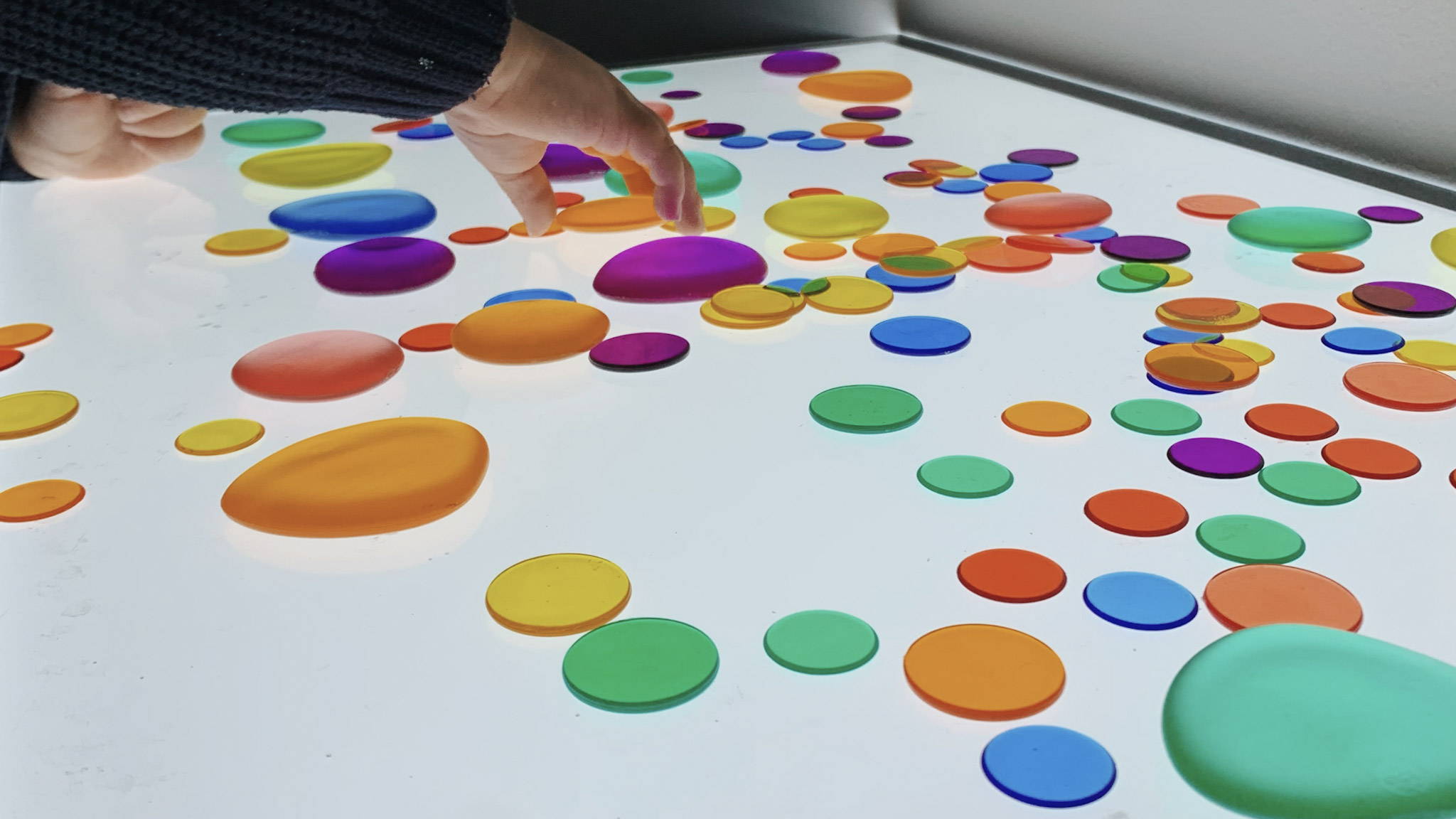 Spelen met het lichtpaneel