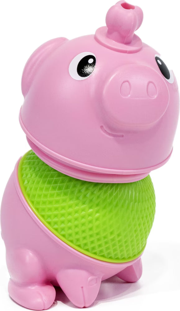 Set van 6 kralen met dieren schaap en varken