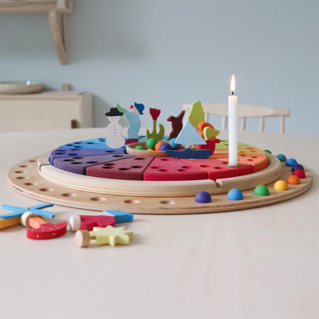 Kleine houten knikkers