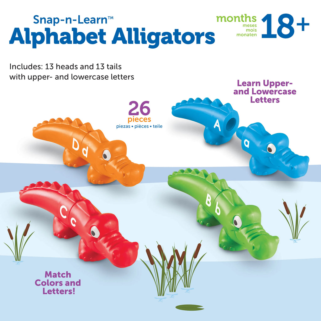Snap-n-Learn Alphabet Alligators