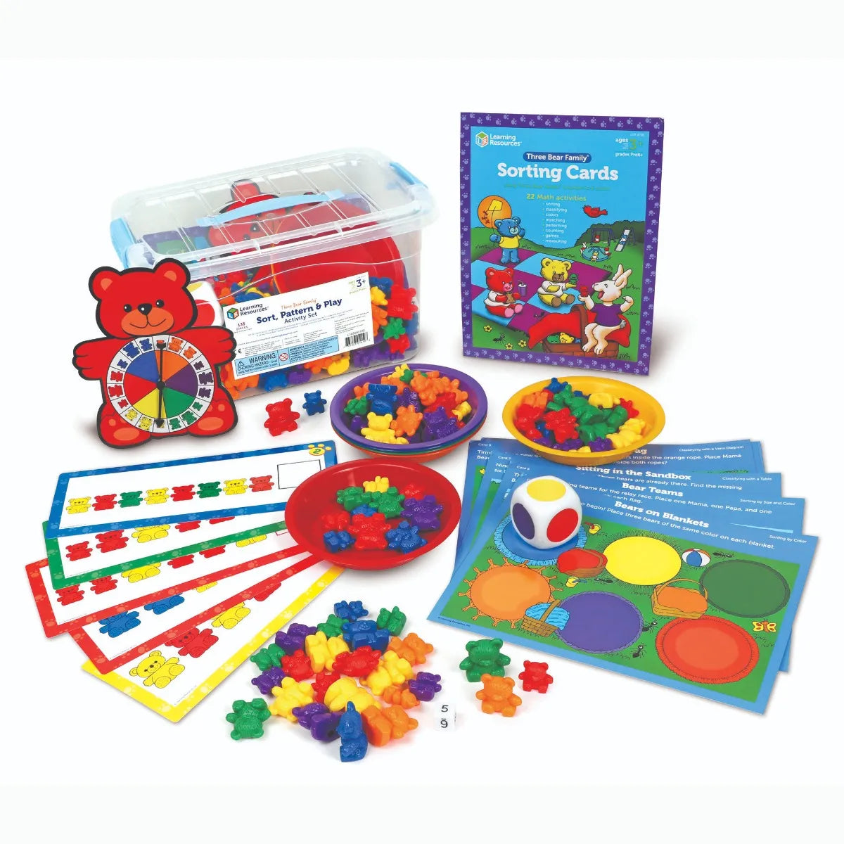 Three Bear Family® Sort, Pattern & Play Activity Set