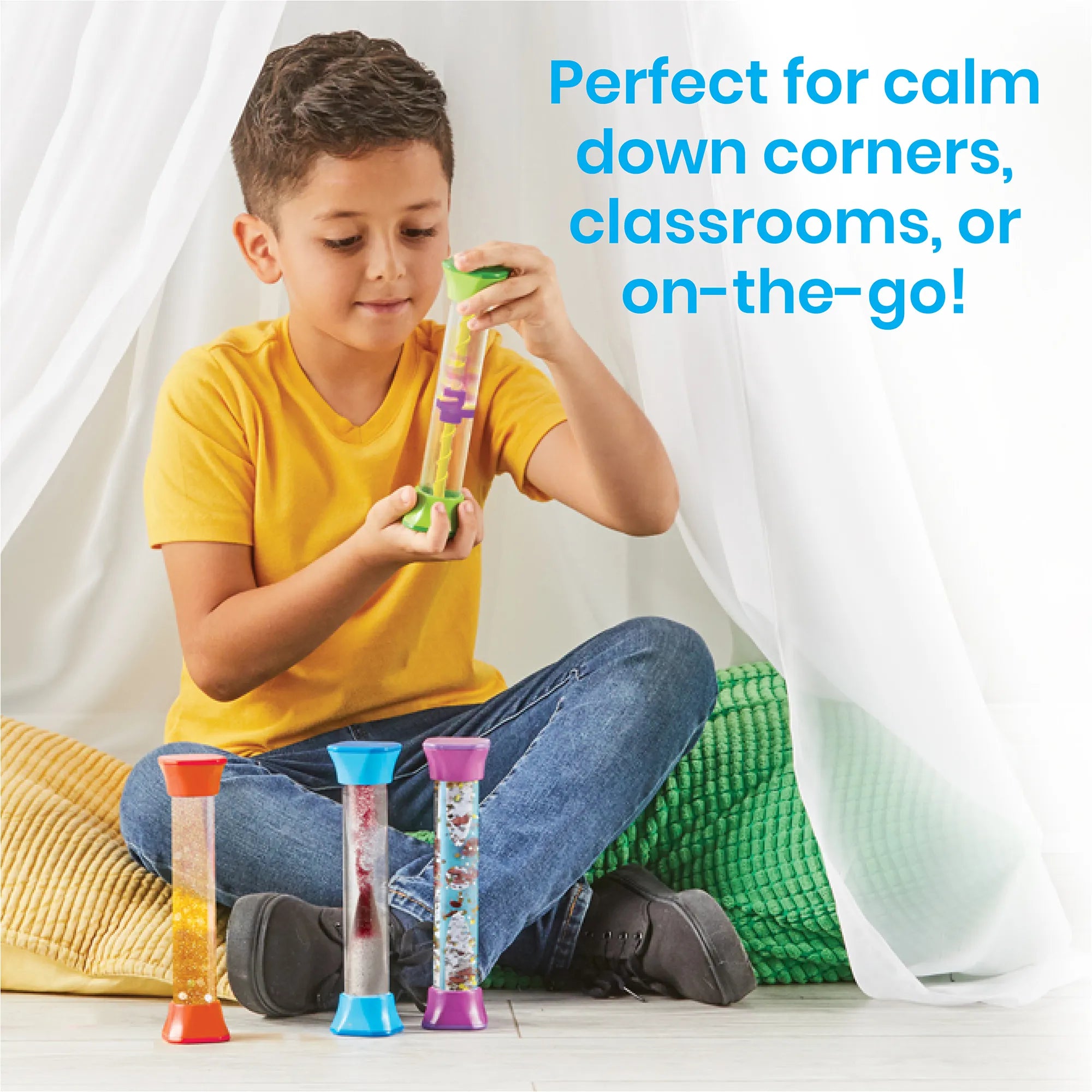 Sensory Fidget Tubes, Set of 4