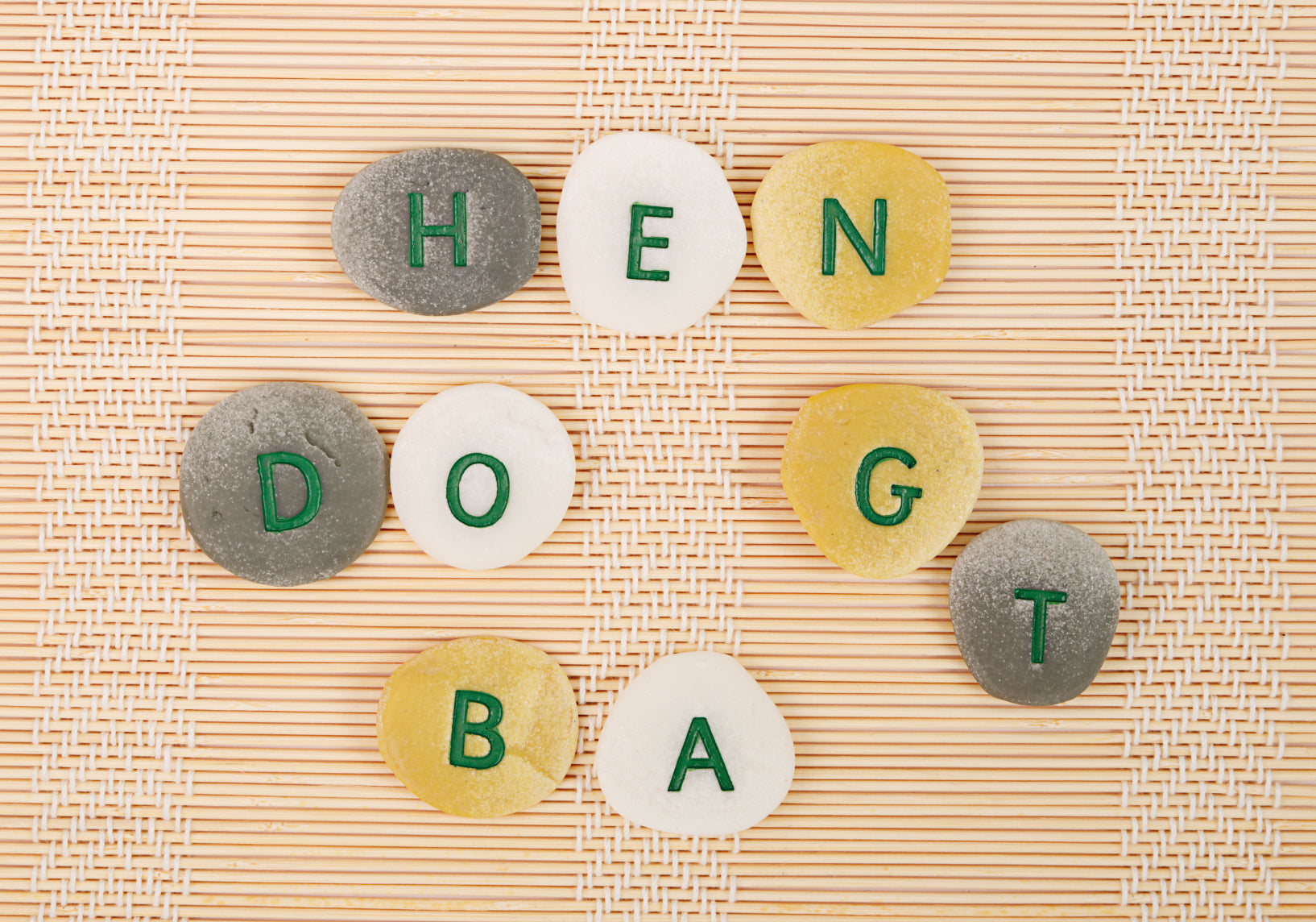 Alphabet Pebbles Uppercase