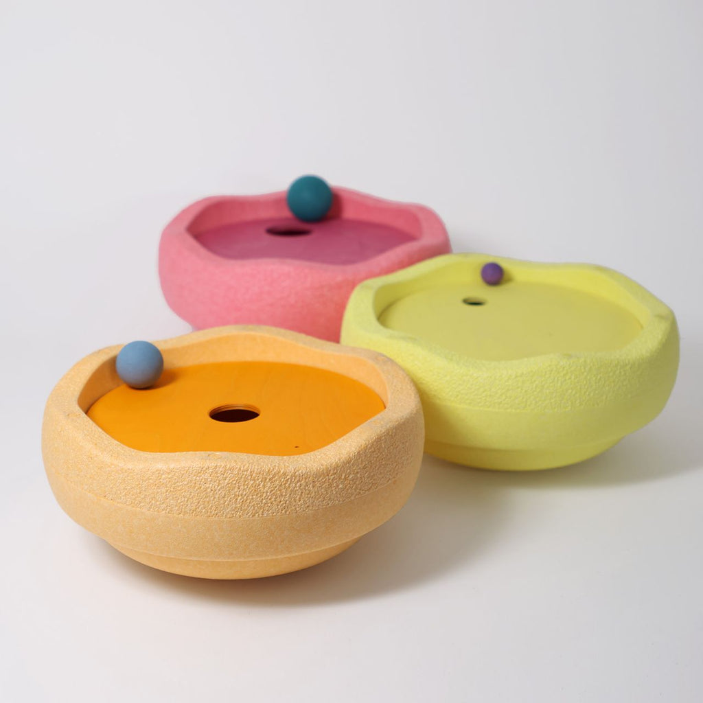 Grimm's x Stapelstein® Rolling Discs Warm Pastel