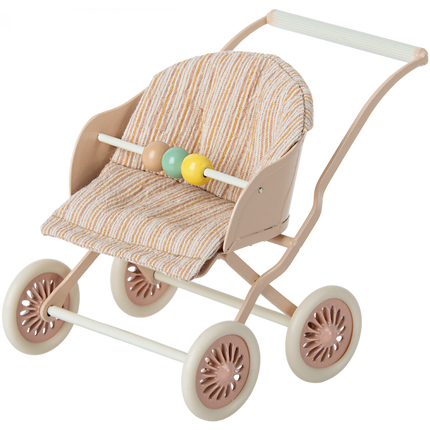 Maileg muis buggy roze