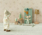 Maileg muis kleerkast blue