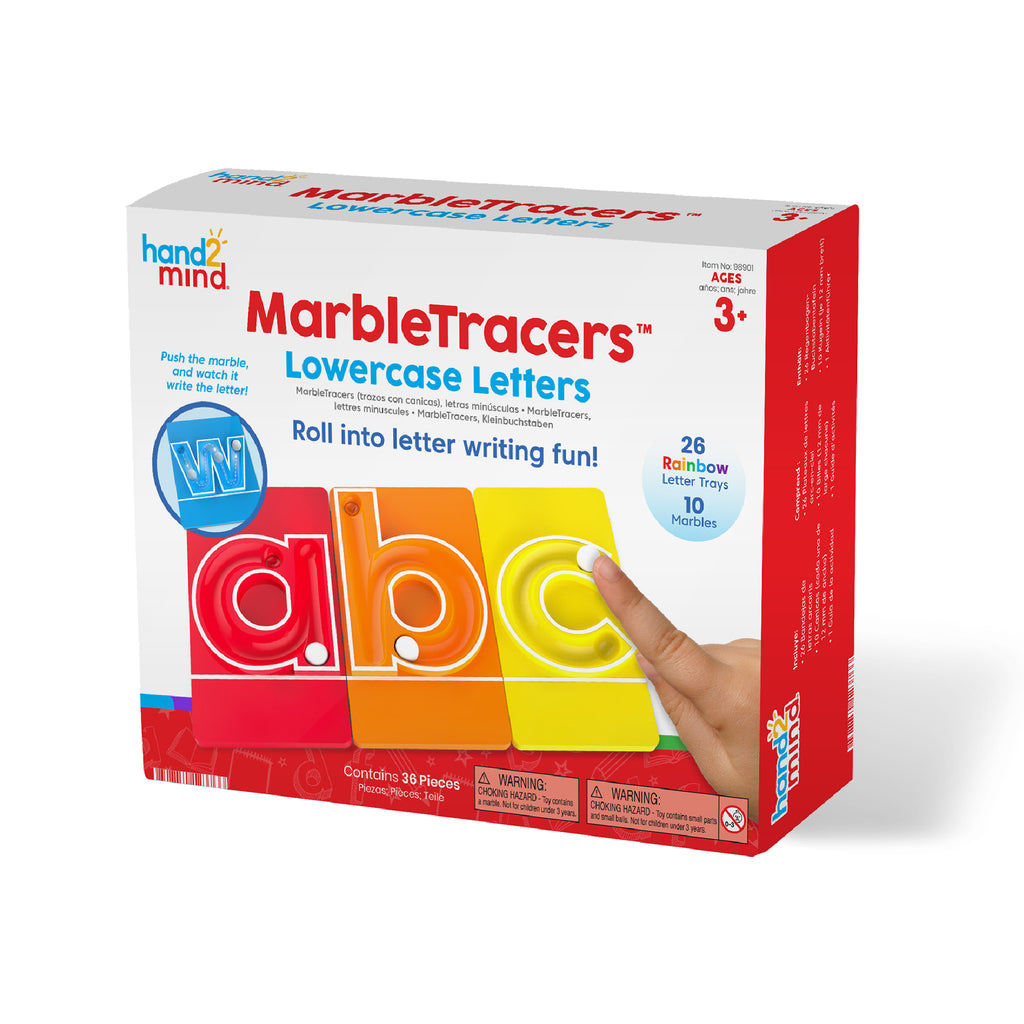 PAS OP PRE ORDER MarbleTracers™ Kleine Letters knikkerbaan - 3+ (Vanaf eind oktober) PAS OP PRE ORDER