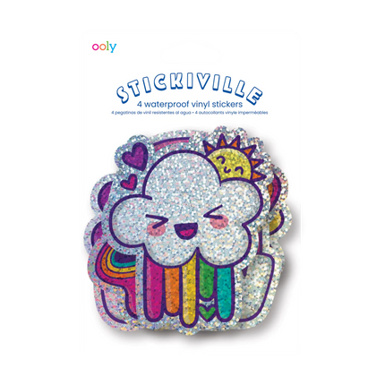 Ooly Stickiville vinyl stickers Happy Rainbows