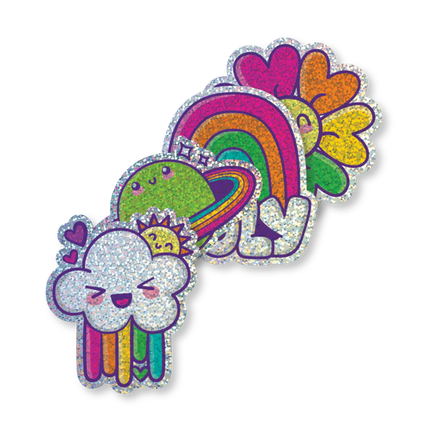 Ooly Stickiville vinyl stickers Happy Rainbows