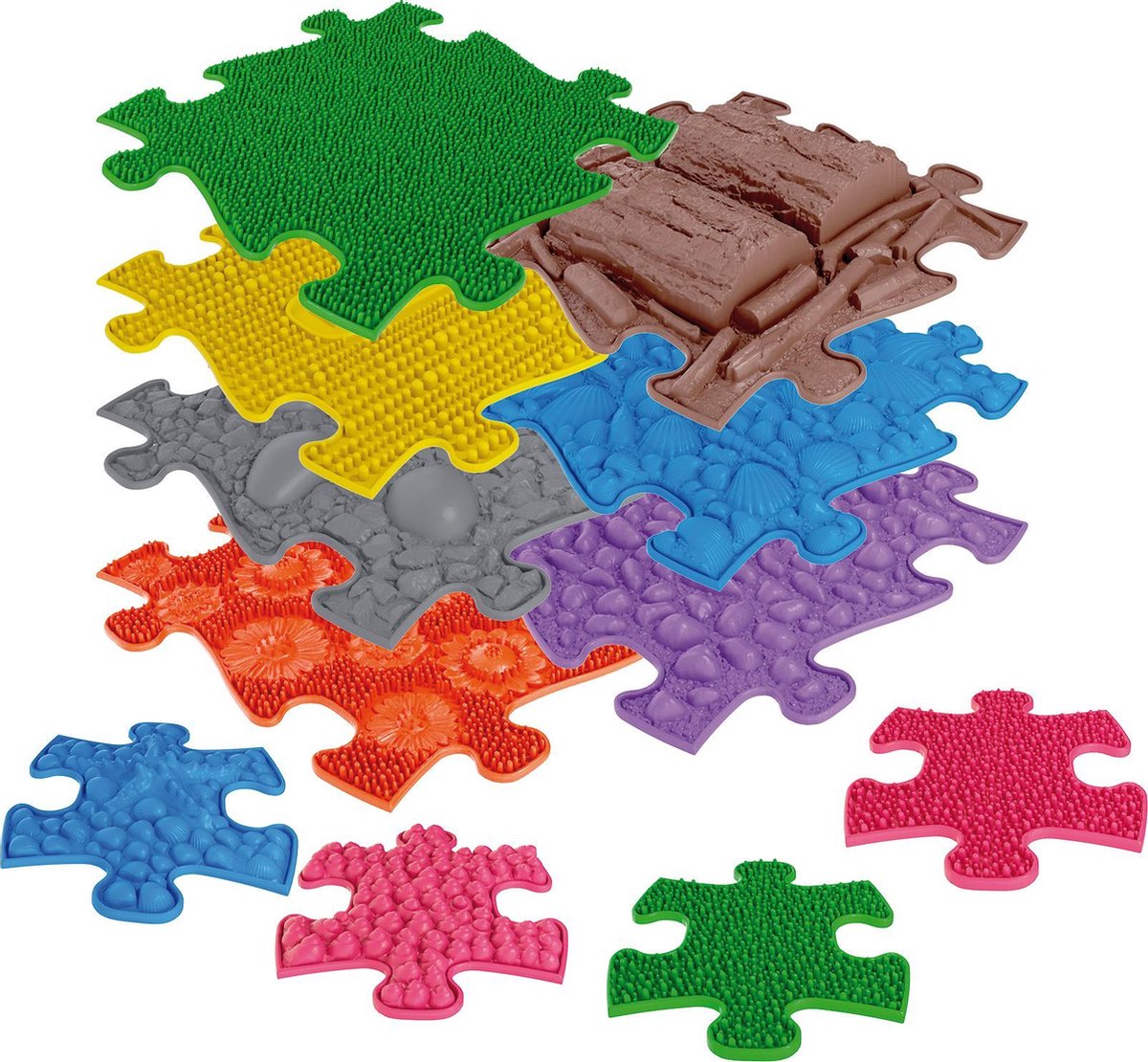 Sensorisch Pad 11-Delig  Orthopedische Structuurmatten voor Kinderen