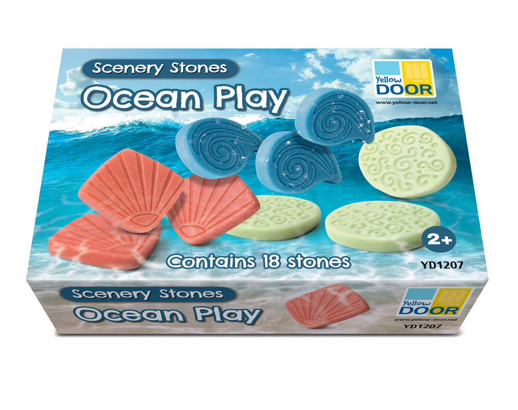 Scenery Stones Ocean Play