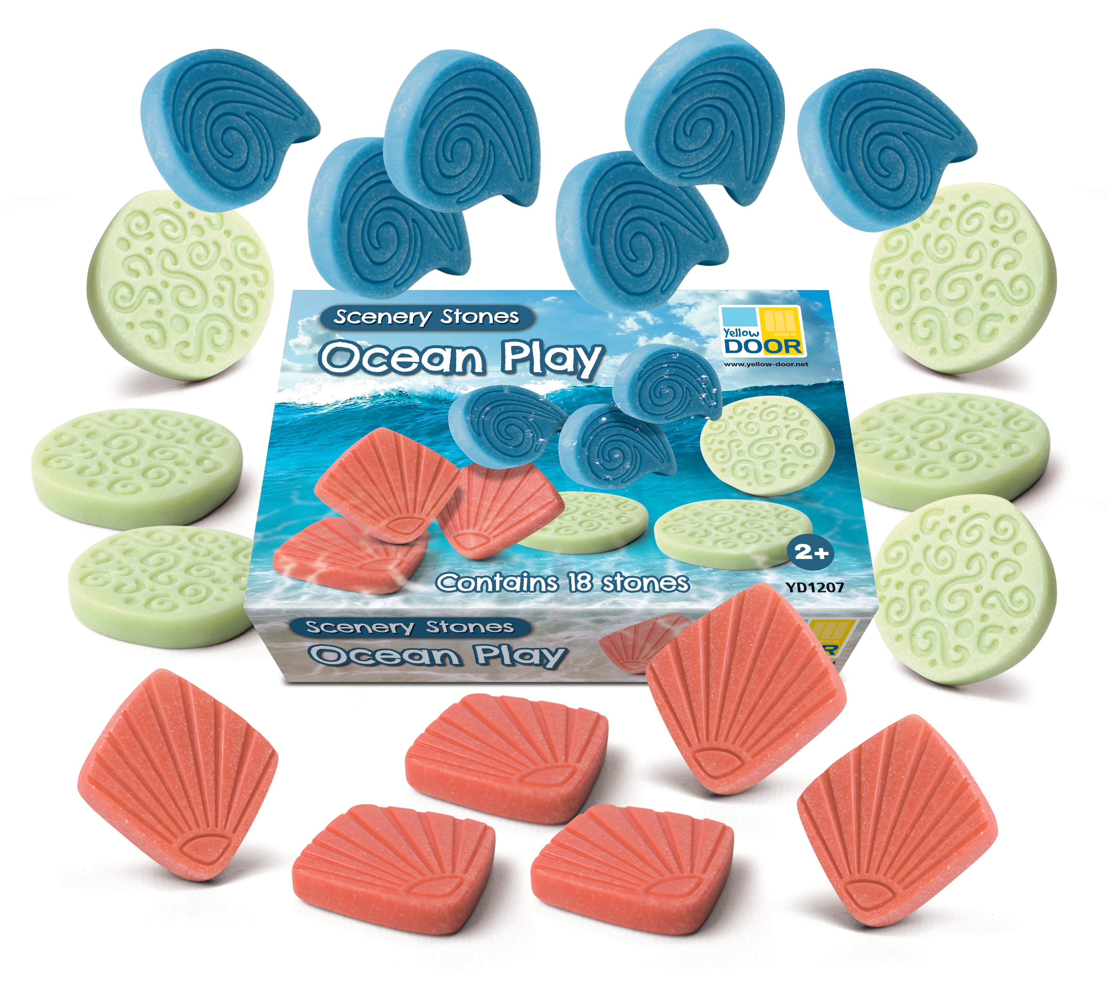Scenery Stones Ocean Play