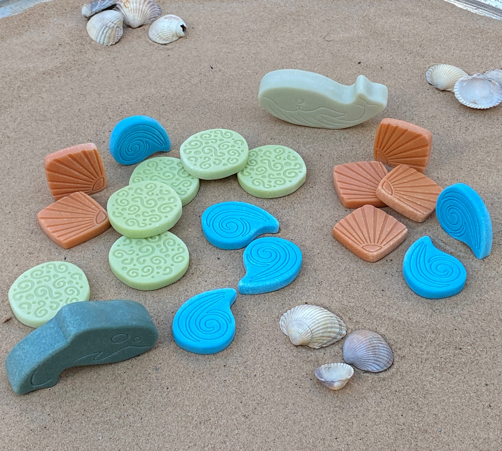 Scenery Stones Ocean Play