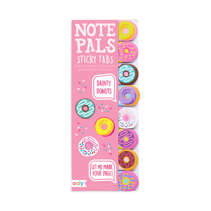 Ooly note pals sticky tabs dainty donuts