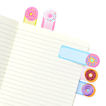 Ooly note pals sticky tabs dainty donuts