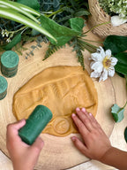 Yellow Door 6 rollers dinosaurussen