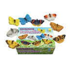Yellow Door set van 8 stenen vlinders