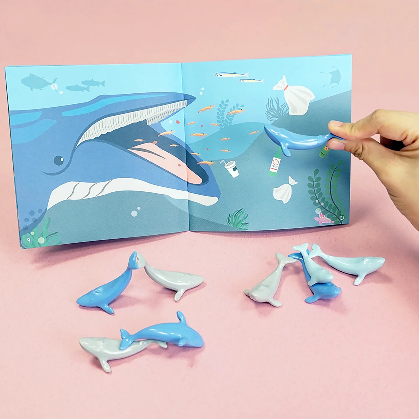 Green-n-Learn® Whales Story Counters