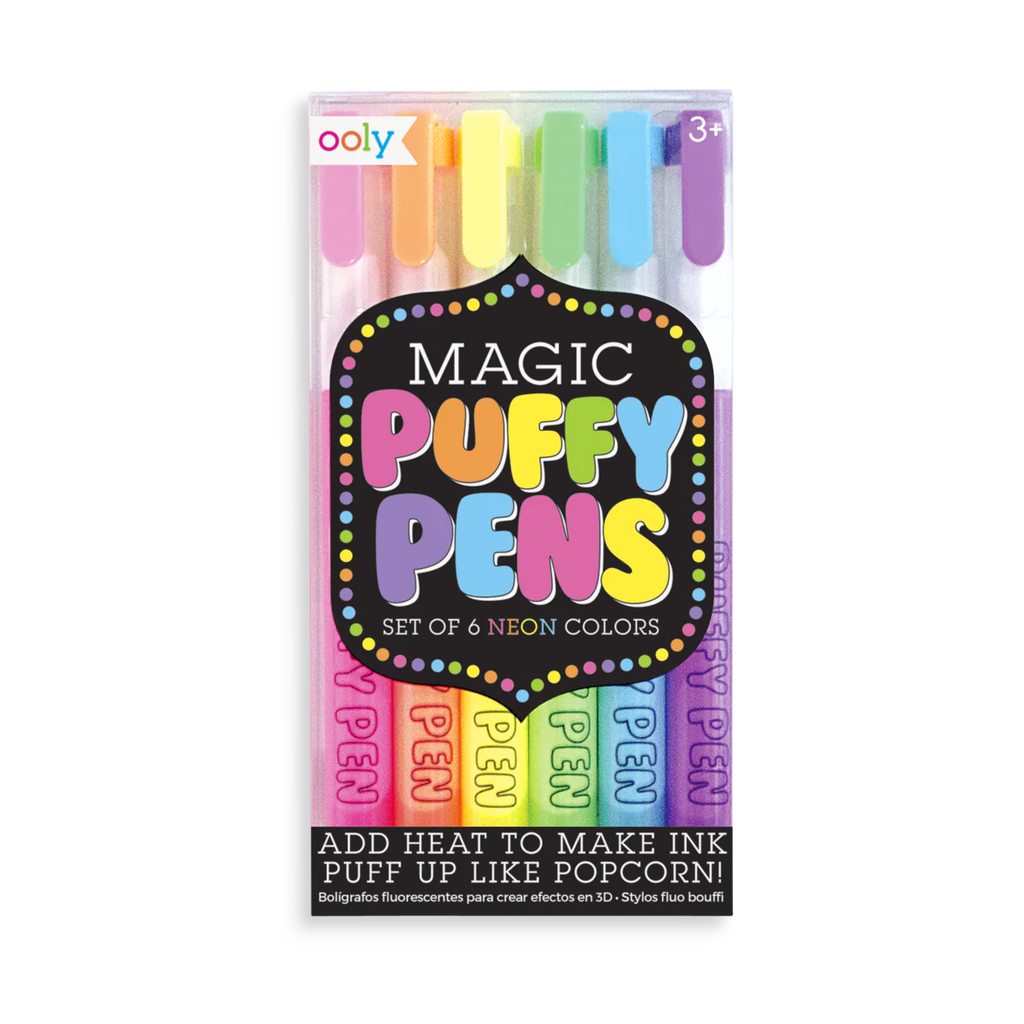 Ooly Magic Puffy Pens set van 6