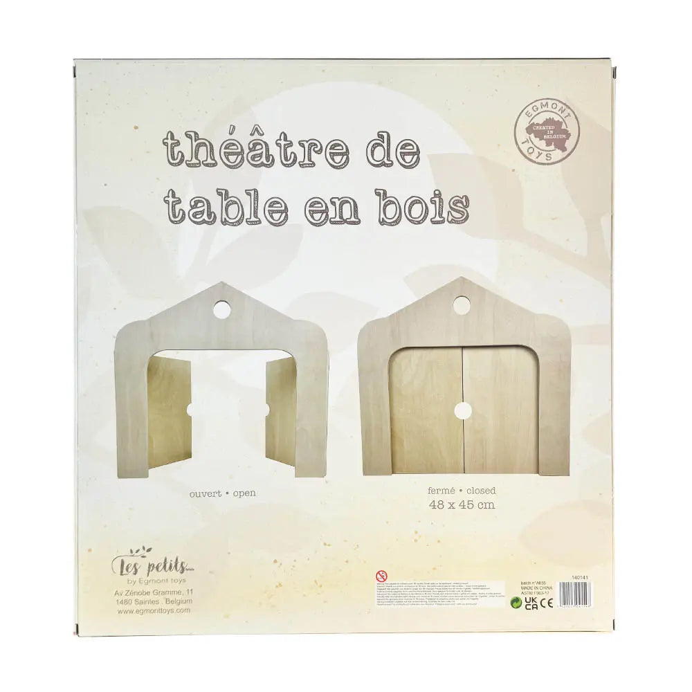 Houten tafel theater