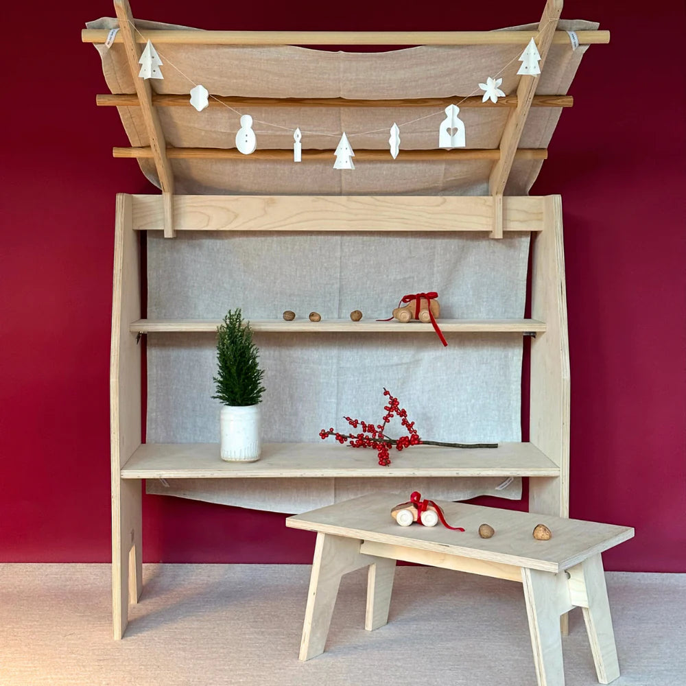 Shizu Speelstandaard met Linnen dak