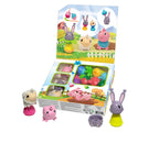 Lalaboom cadeaudoos educatieve kralen in thema boerderij