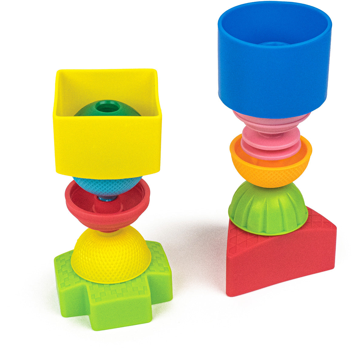 Vormen en educatieve kralen 12 stuks