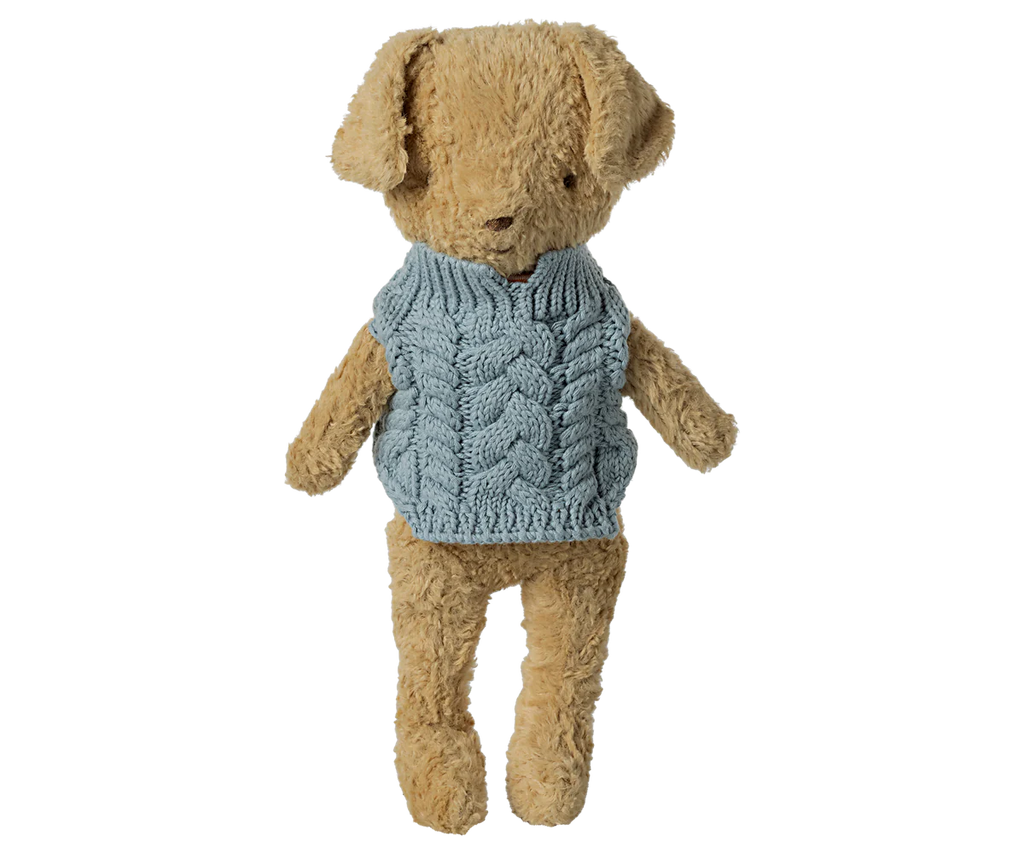 Maileg puppy supply blauwe sweater voor je knuffel