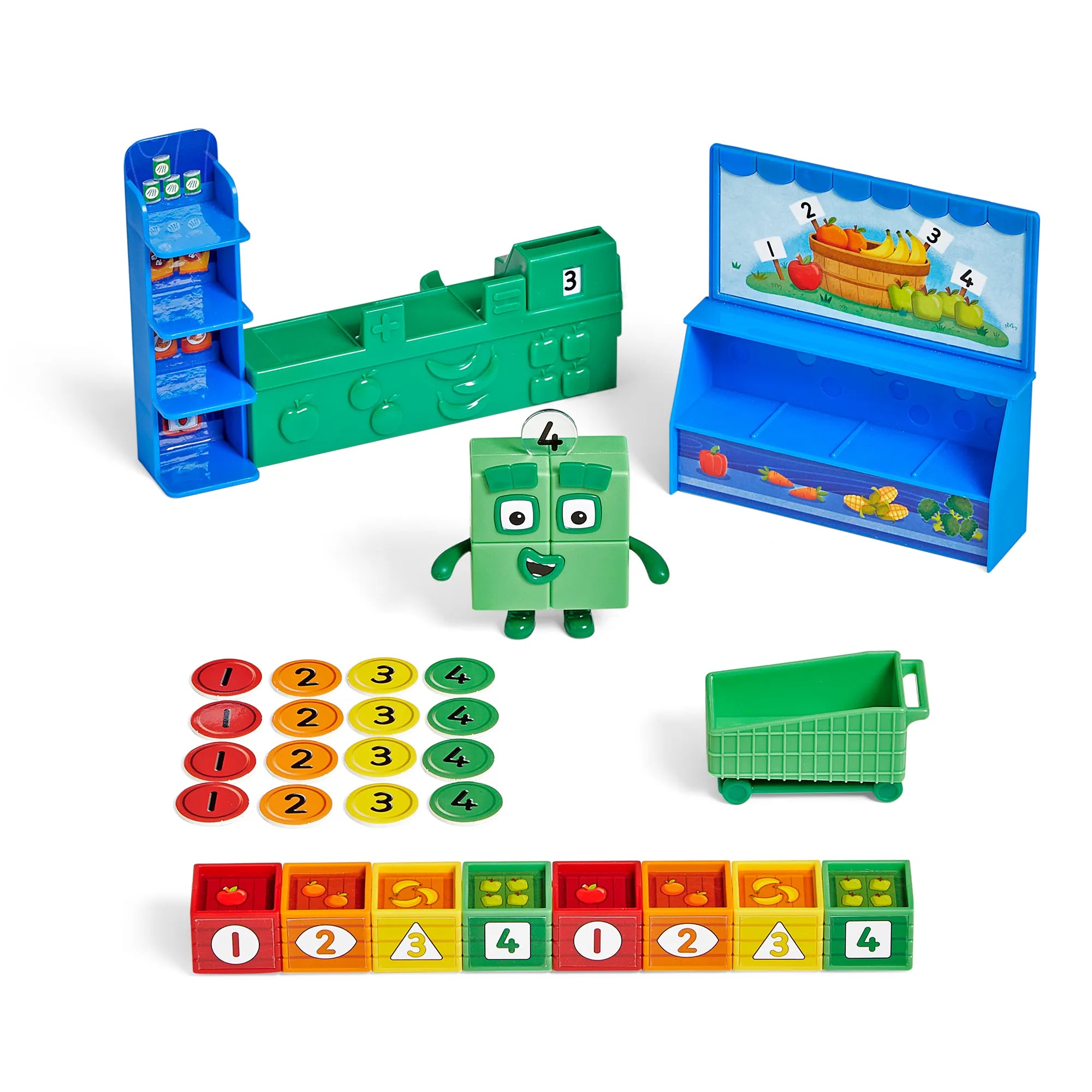 Numberblocks® Add It Up Mini Market Figure Playset