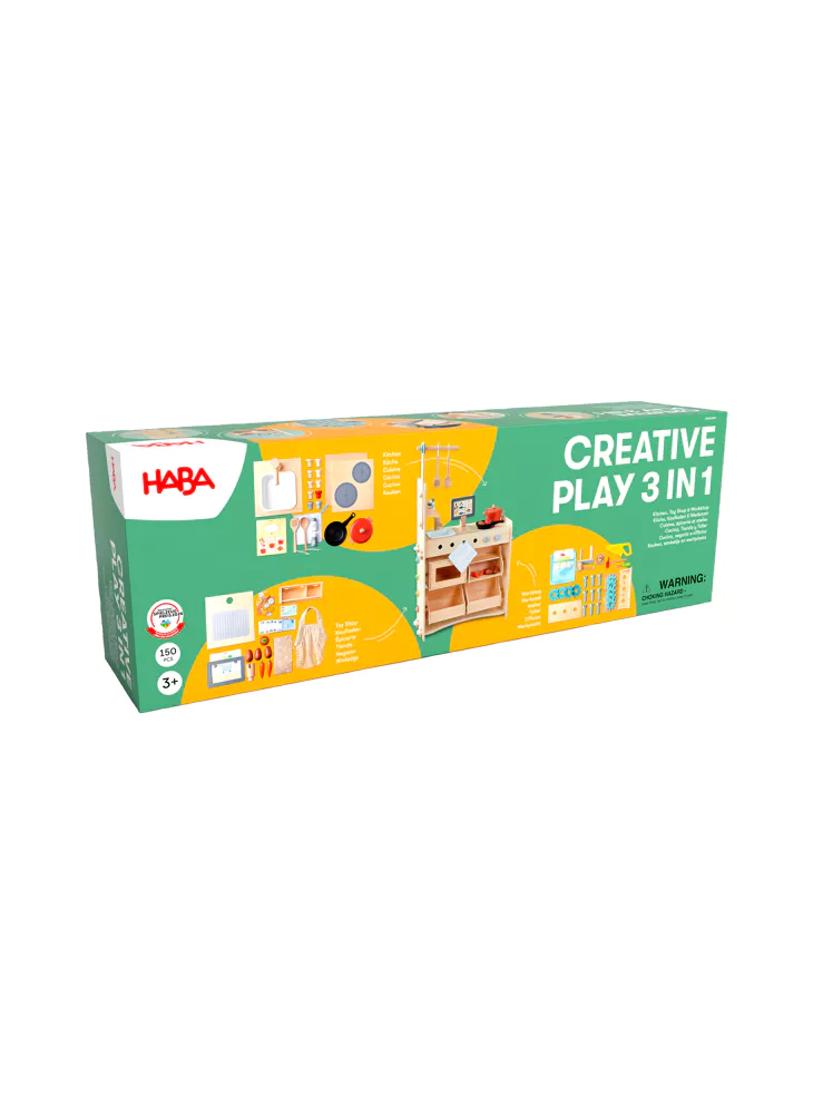 Creative Play - 3 in 1 Keuken, winkeltje en werkplaats