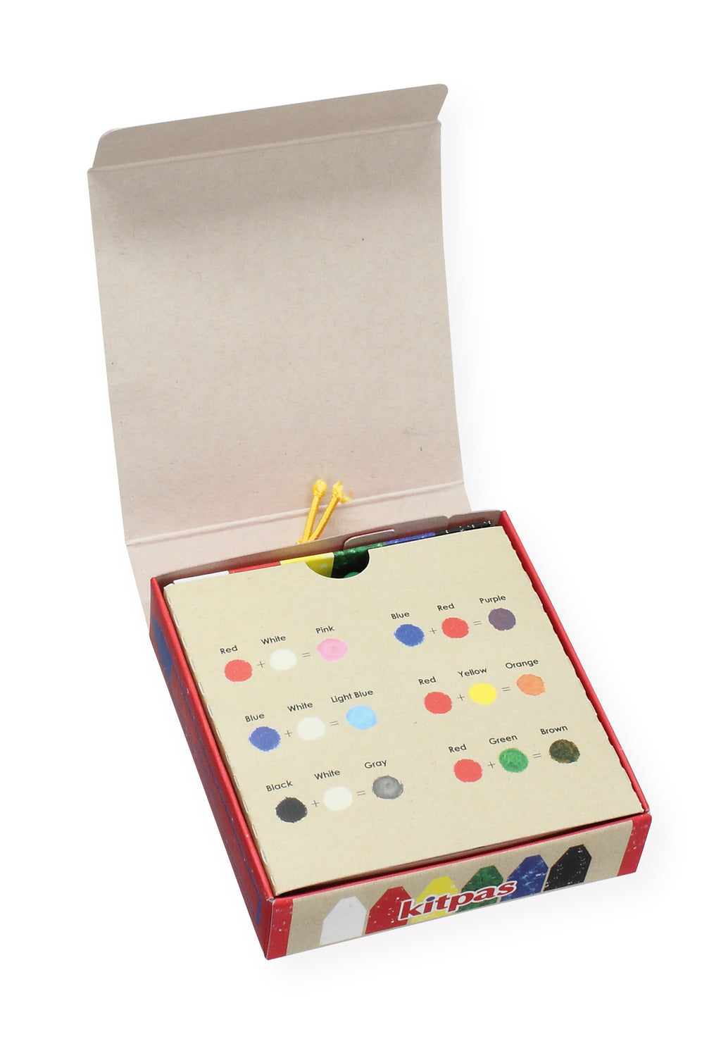 Medium rijstwax (raam )krijt 6 st