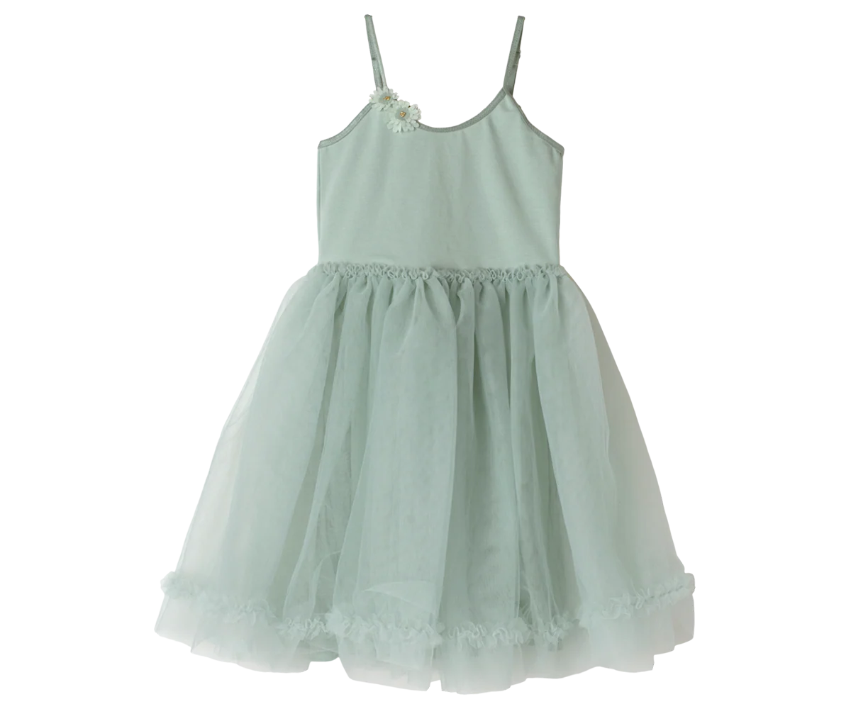 Princess tulle dress, 2-3 years - Mint