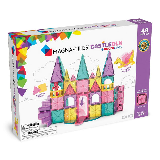 MagnaTiles Castle + Micromags Prinsessenkasteel 48 stuks