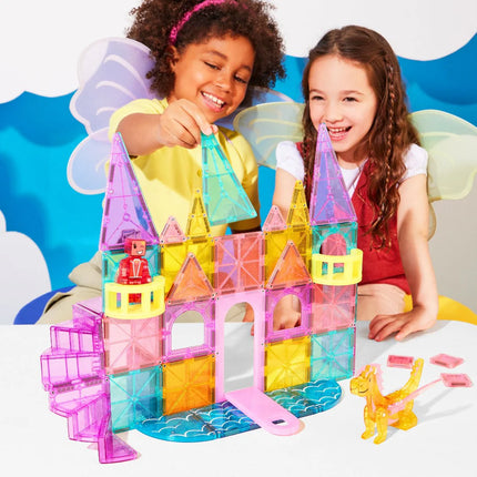 MagnaTiles Castle + Micromags Prinsessenkasteel 48 stuks