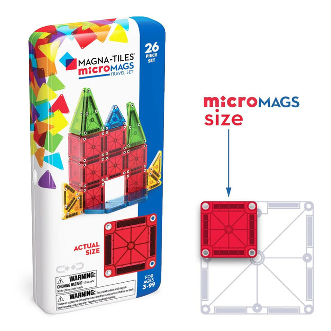 MagnaTiles Micromags Travel Set (26 stuks)