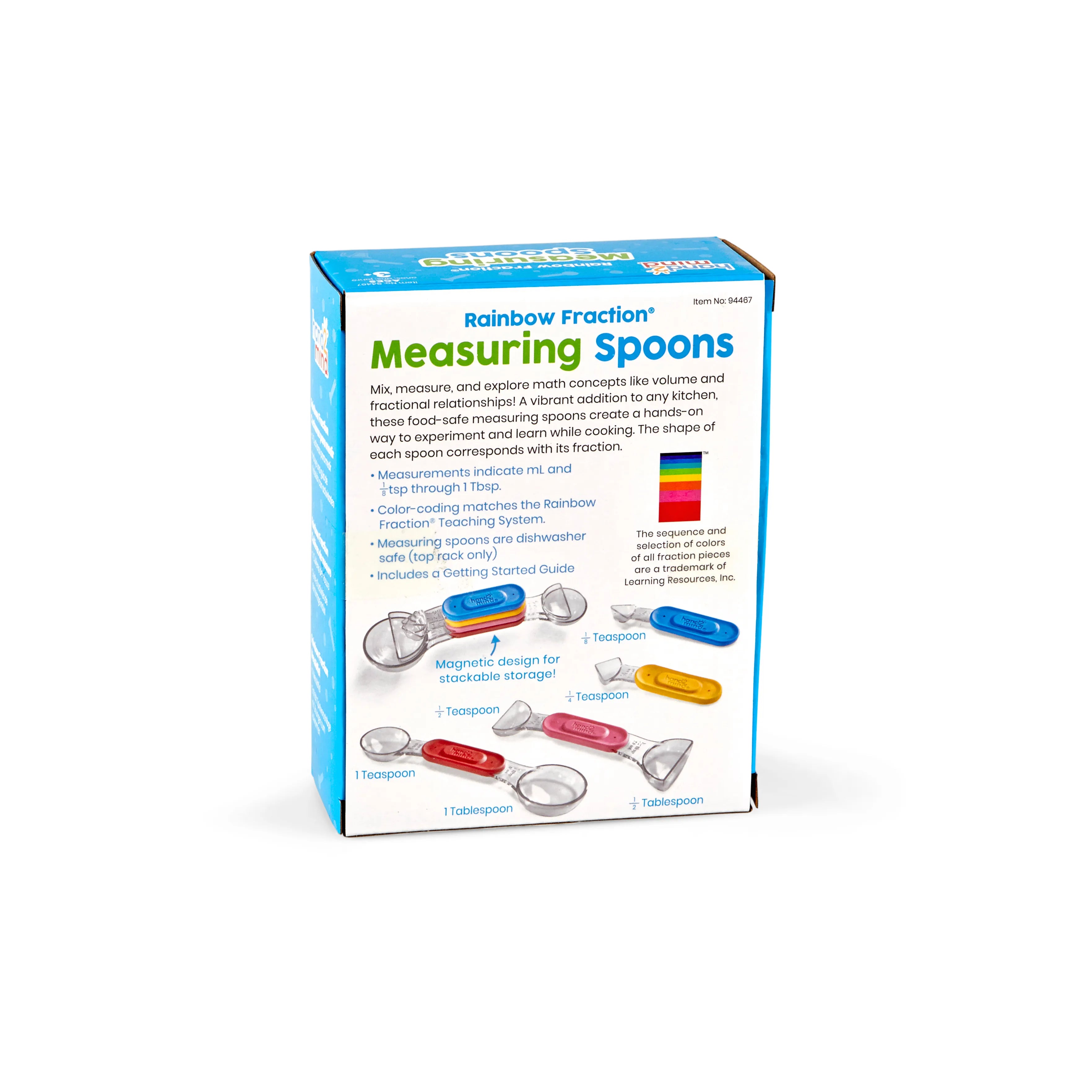 Rainbow Fraction® Measuring Spoons