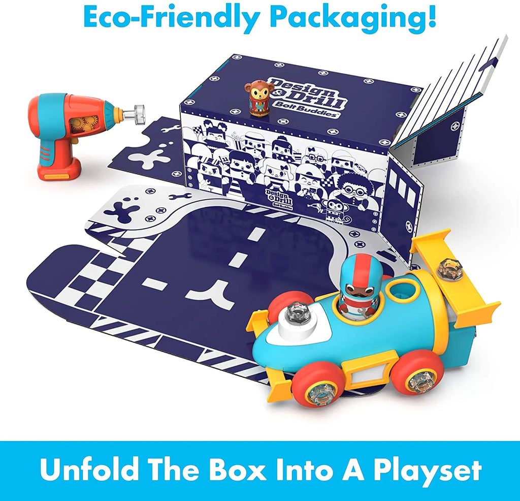 Design & Drill® Bolt Buddies® Race Car