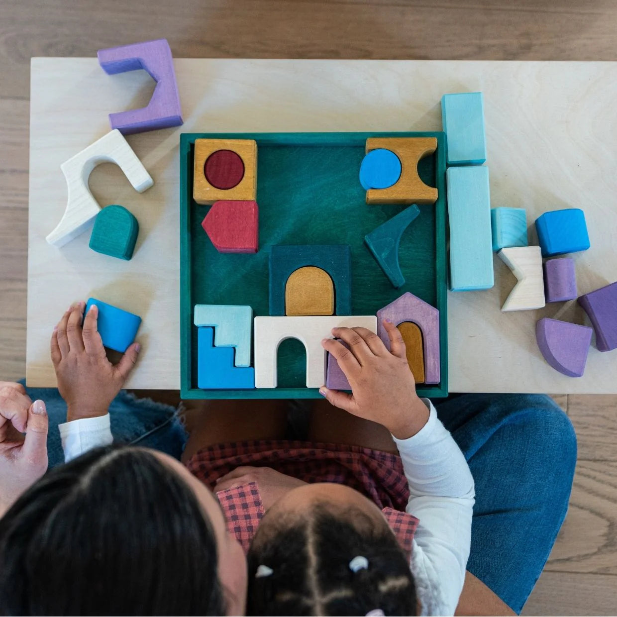 Kleine gebouwset vloeren