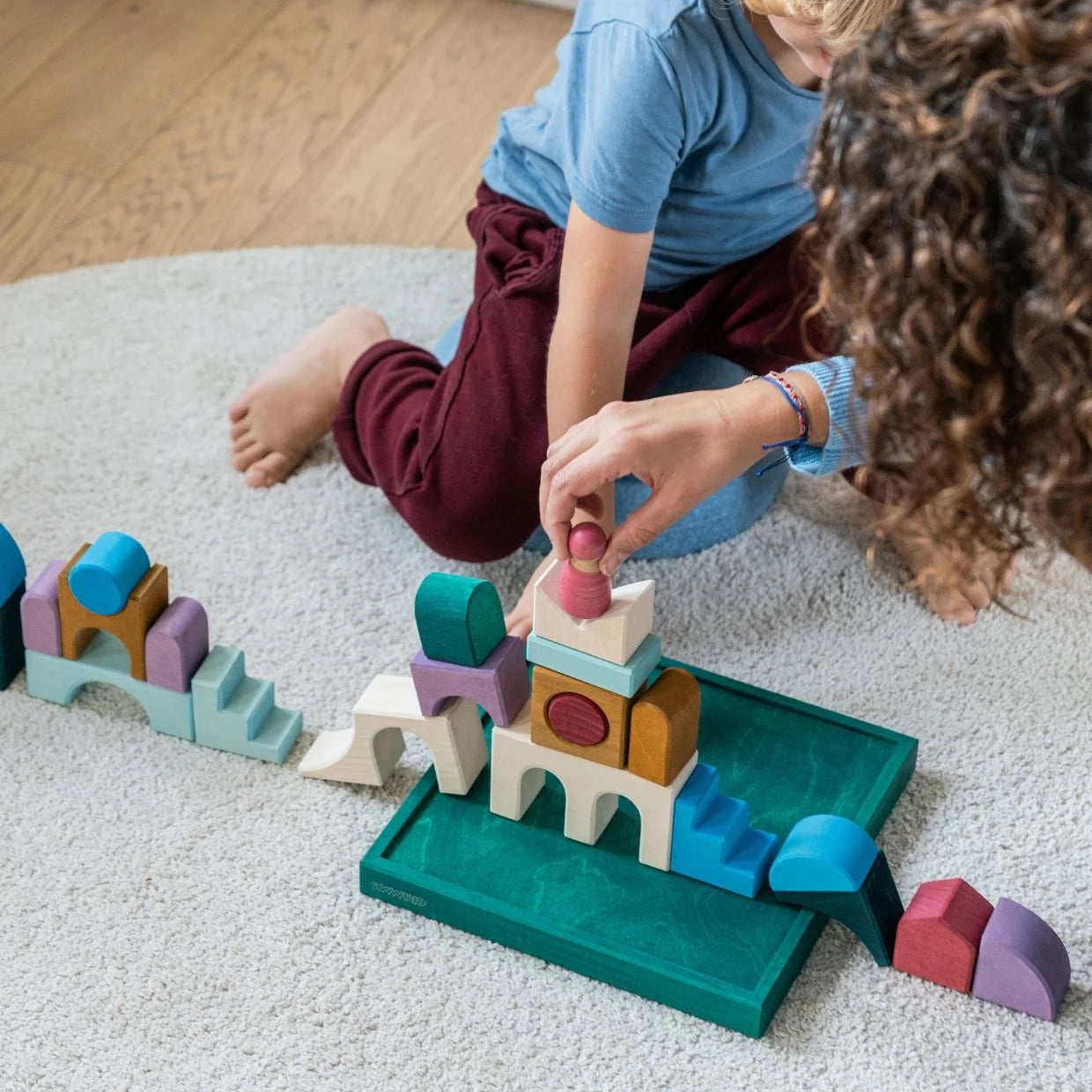 Kleine gebouwset vloeren