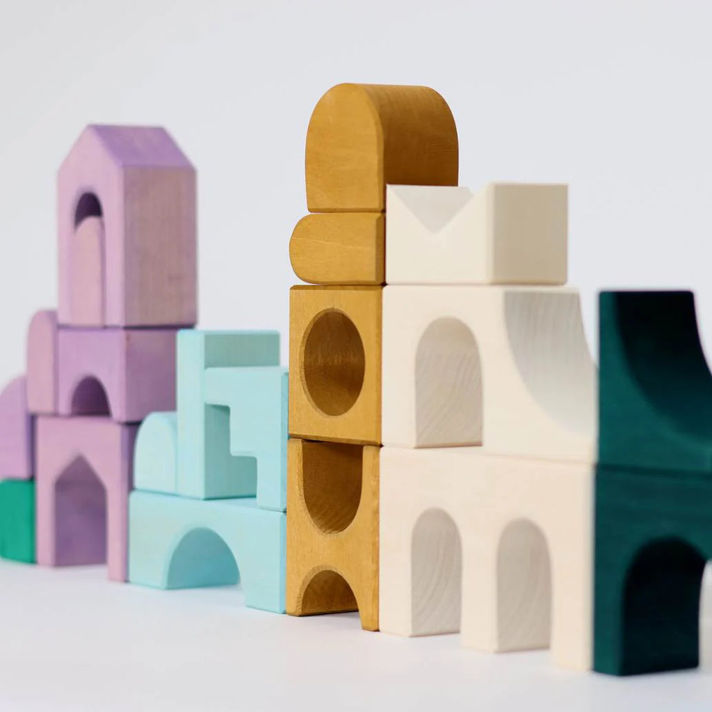 Kleine gebouwset vloeren