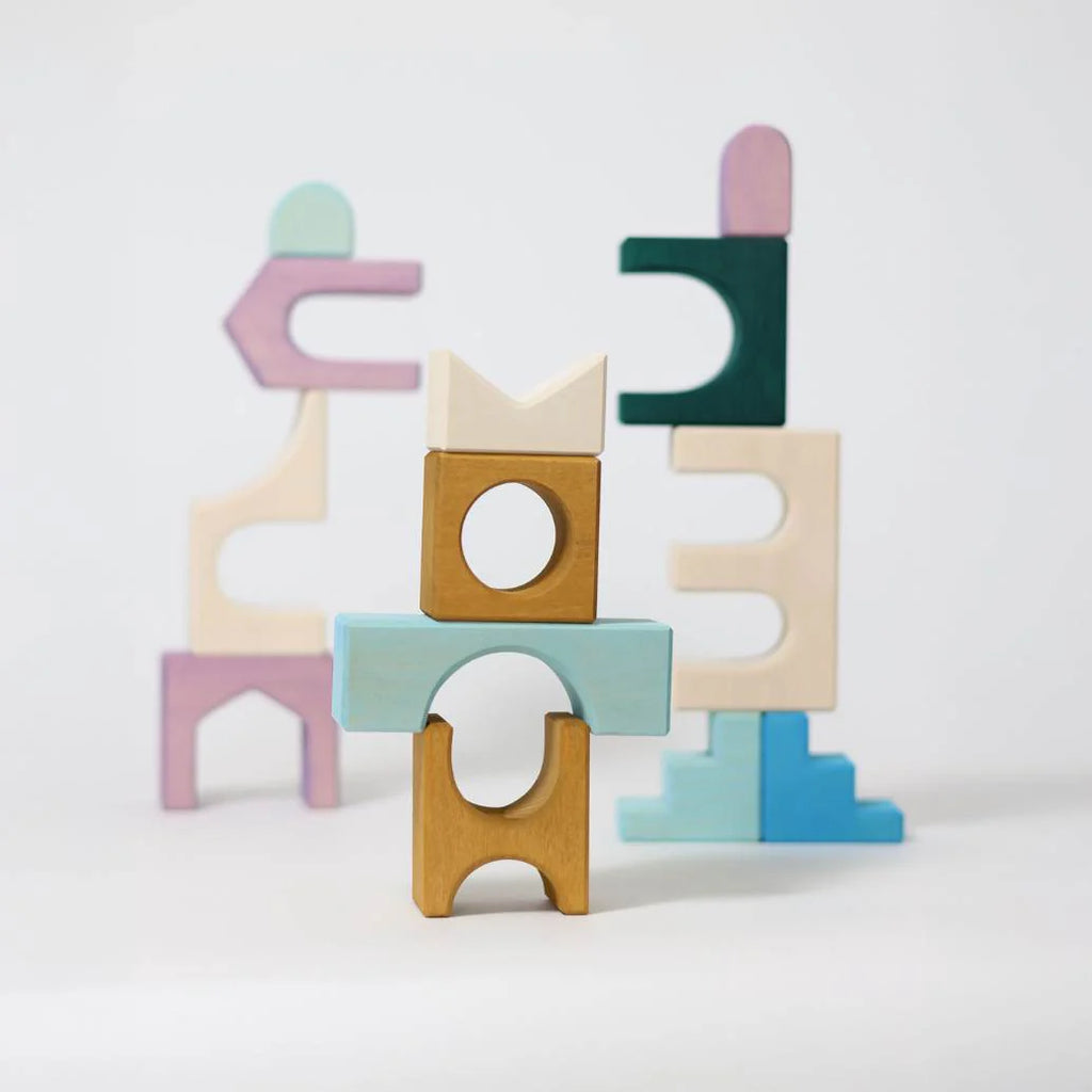 Kleine gebouwset vloeren