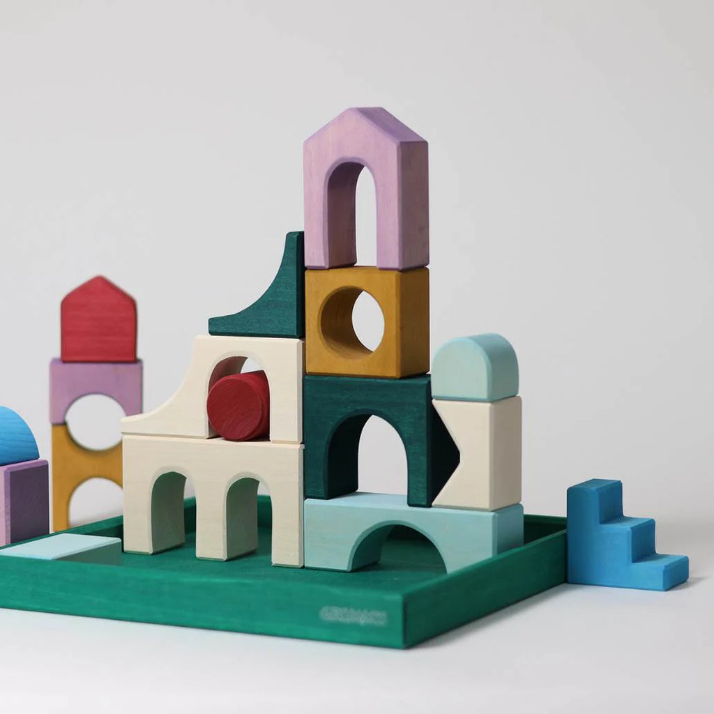 Kleine gebouwset vloeren