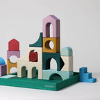 Kleine gebouwset vloeren