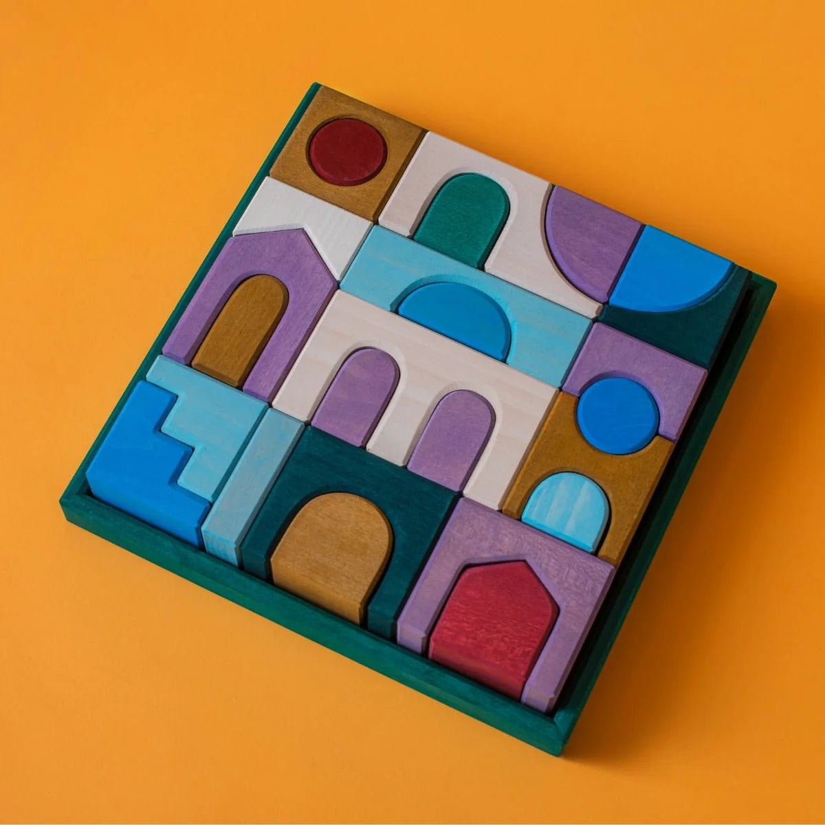 Kleine gebouwset vloeren