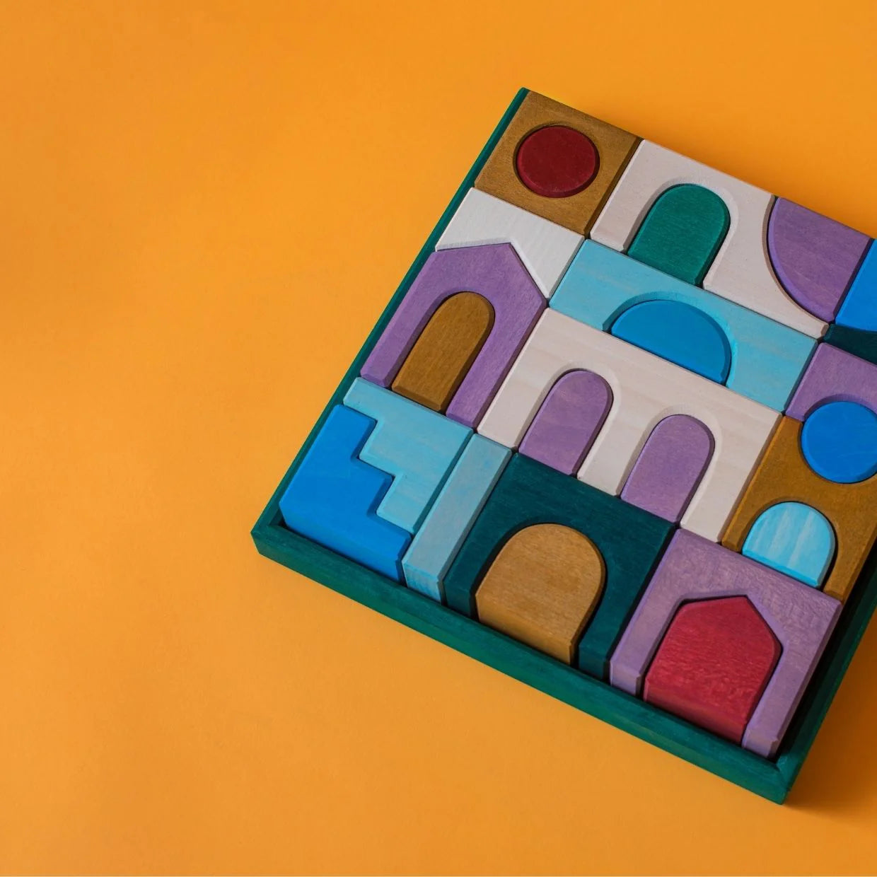 Kleine gebouwset vloeren