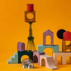 Kleine gebouwset vloeren