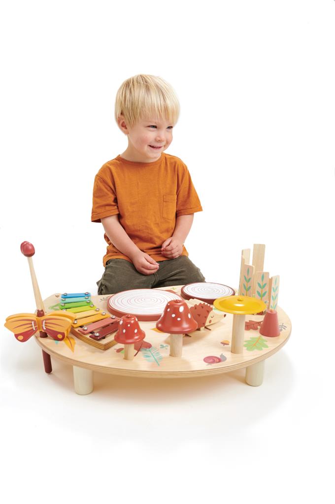 Hersfst muziek tafel