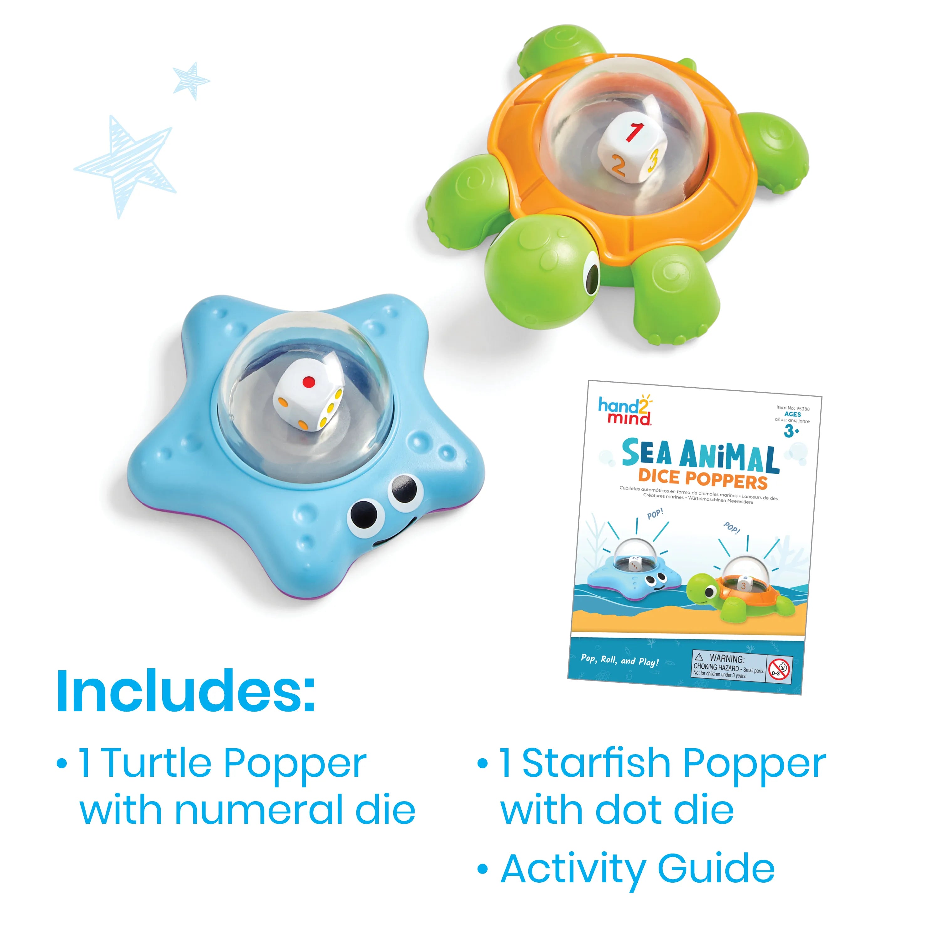 Sea Animal Dice Poppers
