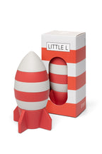 Stapeltoren Raket met rood en wit